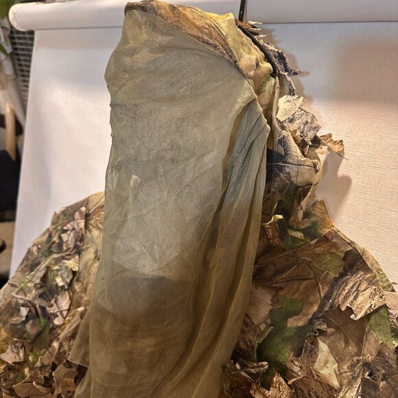 RealTree Ghillie 2x-3x Hunting Camouflage Leafy Suit Jacket Pants Set Polyester - Picture 10 of 11